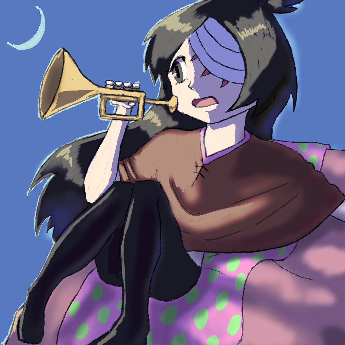 Buddy in the moonlit night 月夜のバディ #lisarpg #lisathejoyful