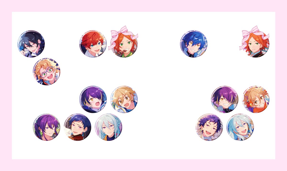 RT @__Ioveit: ꒰ 交換 ꒱ あんスタ コレクション缶バッジ コレ缶 idol