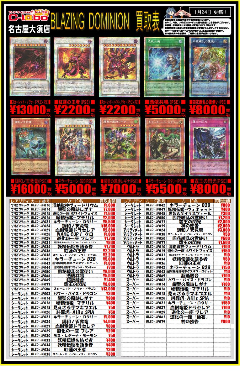 遊戯王 買取情報】 遊戯王OCGより 最新弾『BLAZING DOMINION』 収録