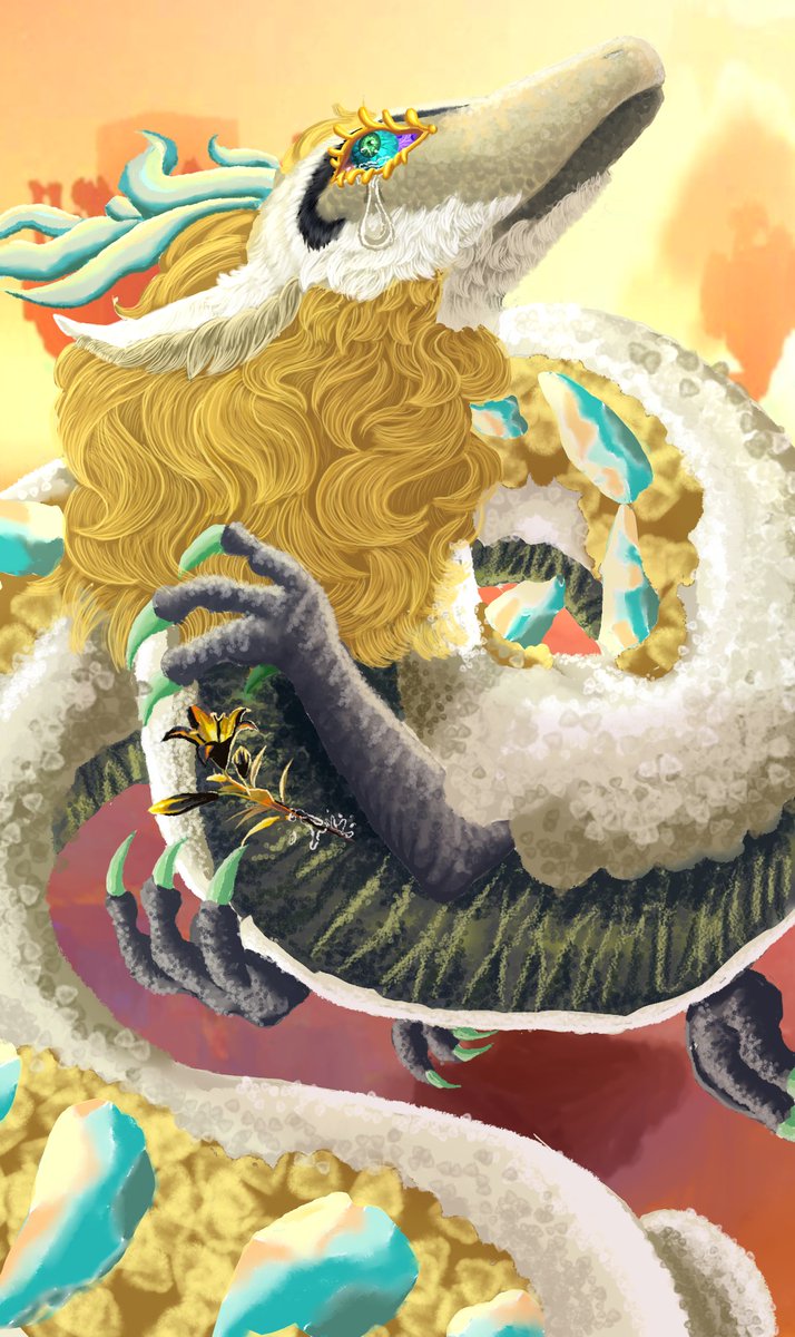 Fanart I made of The Light Dragon!

#ToTK #TearsOfTheKingdom
#Zelda