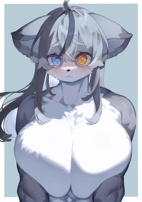 これは髪の毛結ってない頃のきつねちゃん