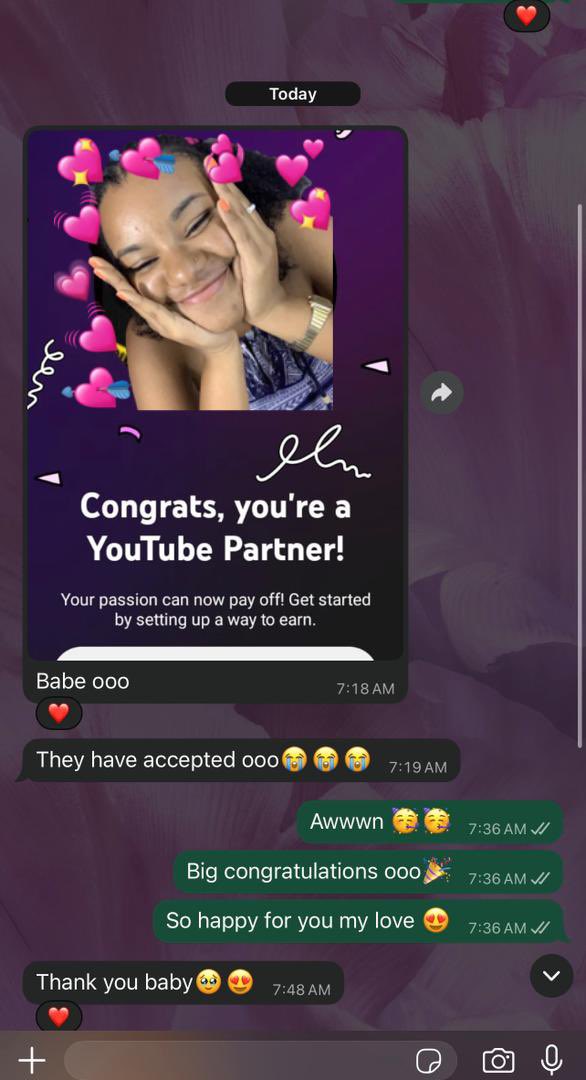 What a good way to start the weekend 🥳 
Good news only⚡️🤌🏽 
Keep grinding..it will surely be your turn next 💯