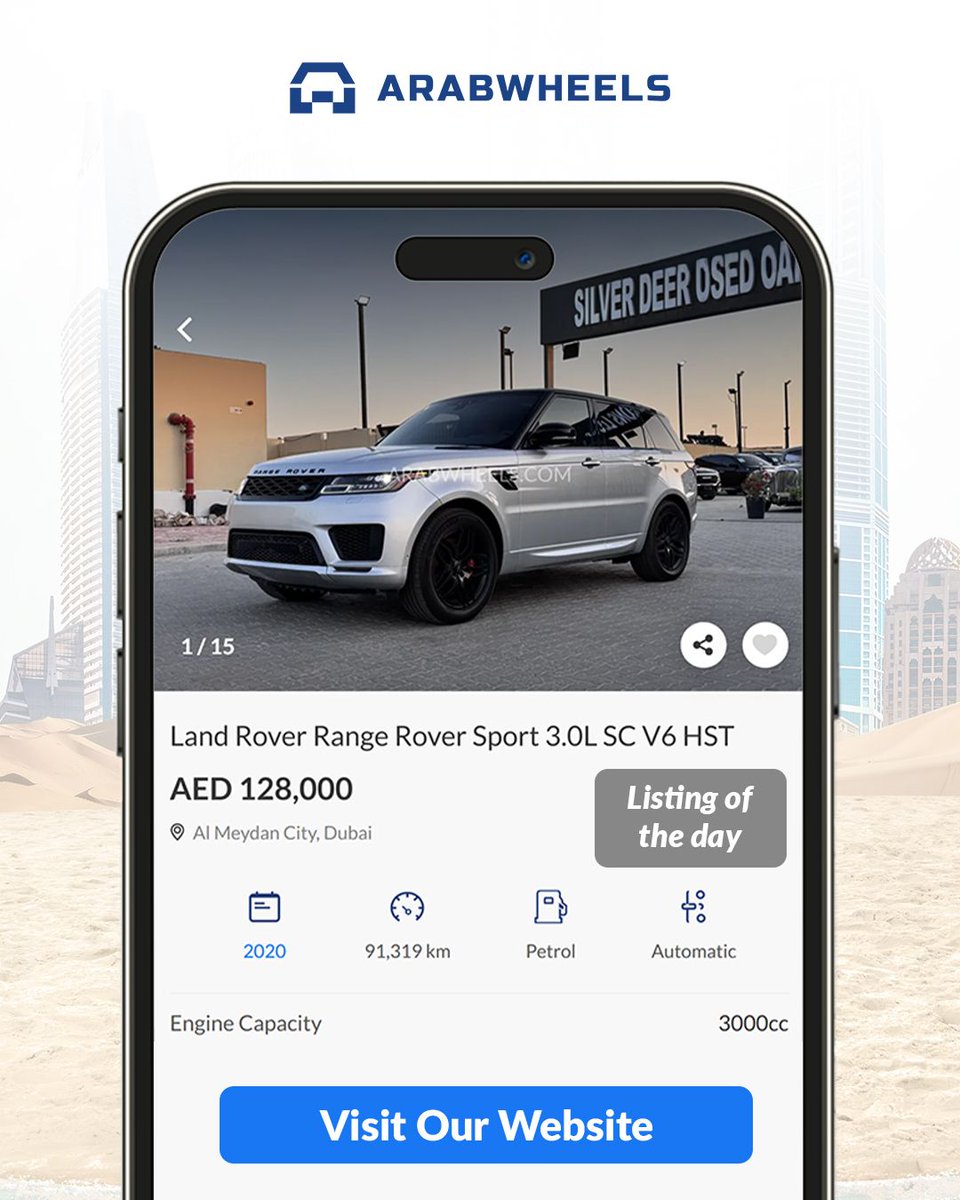 2020 Land Rover Range Rover Sport – Power. Luxury. Ready to Go: buff.ly/t8uDMkA 

💰 Price: AED 128,000
📍 Location: Al Muraqqabat, Dubai