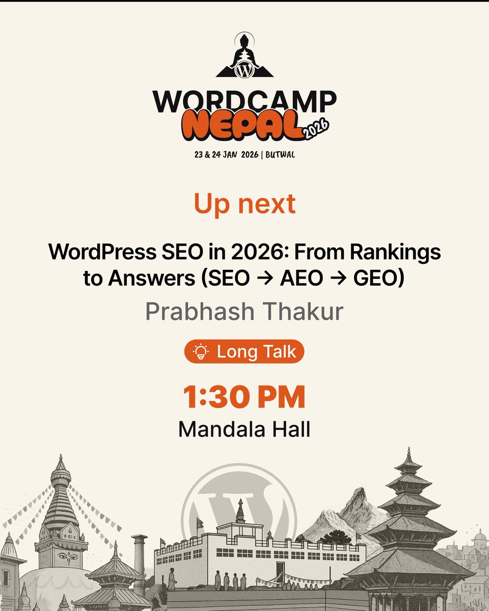 WordCamp Nepal (#WCNP) tweet media