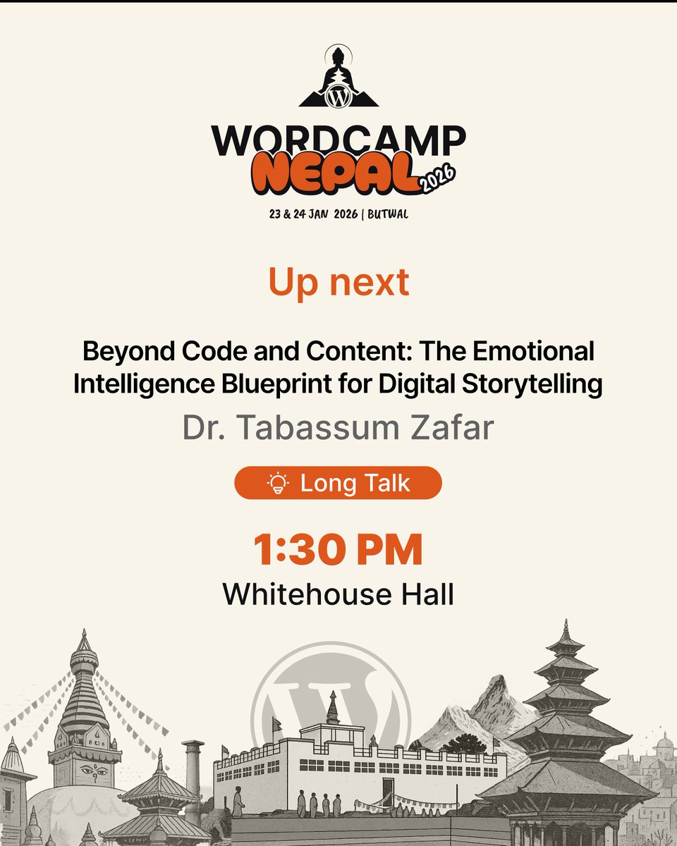 WordCamp Nepal (#WCNP) tweet media