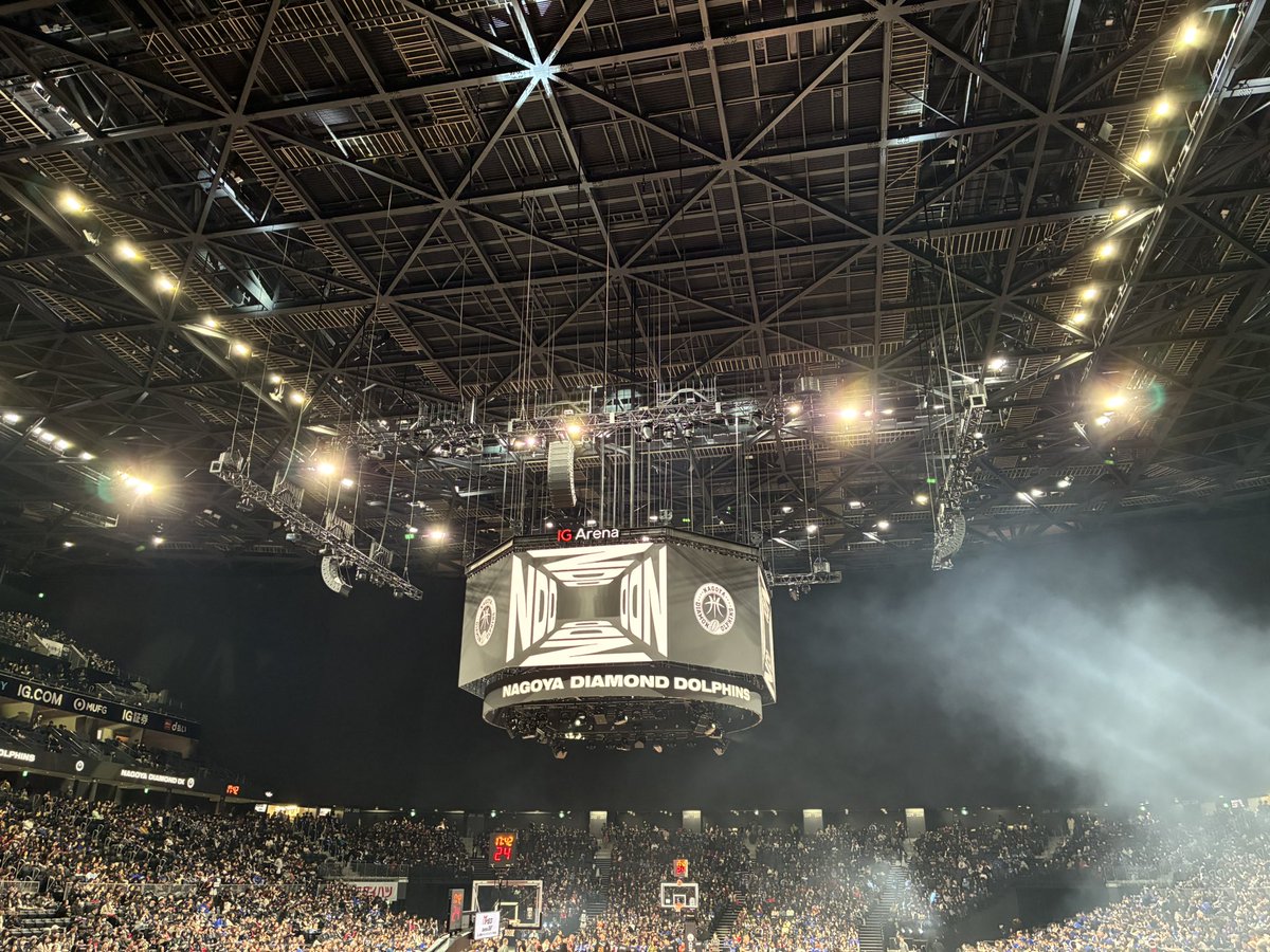 バスケ見てきた🏀
名古屋ダイヤモンドドルフィンズ🆚シーホース三河！面白かった〜！😆