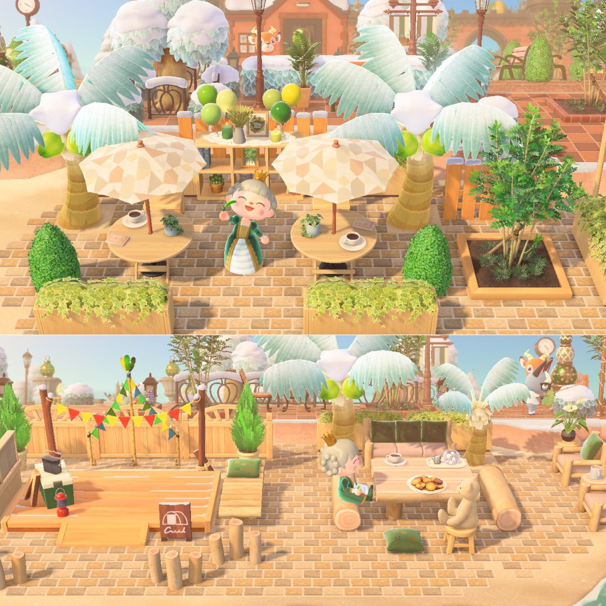 砂浜クリエイト継続中♪
#あつまれどうぶつの森 #あつ森写真部 
#AnimalCrossing