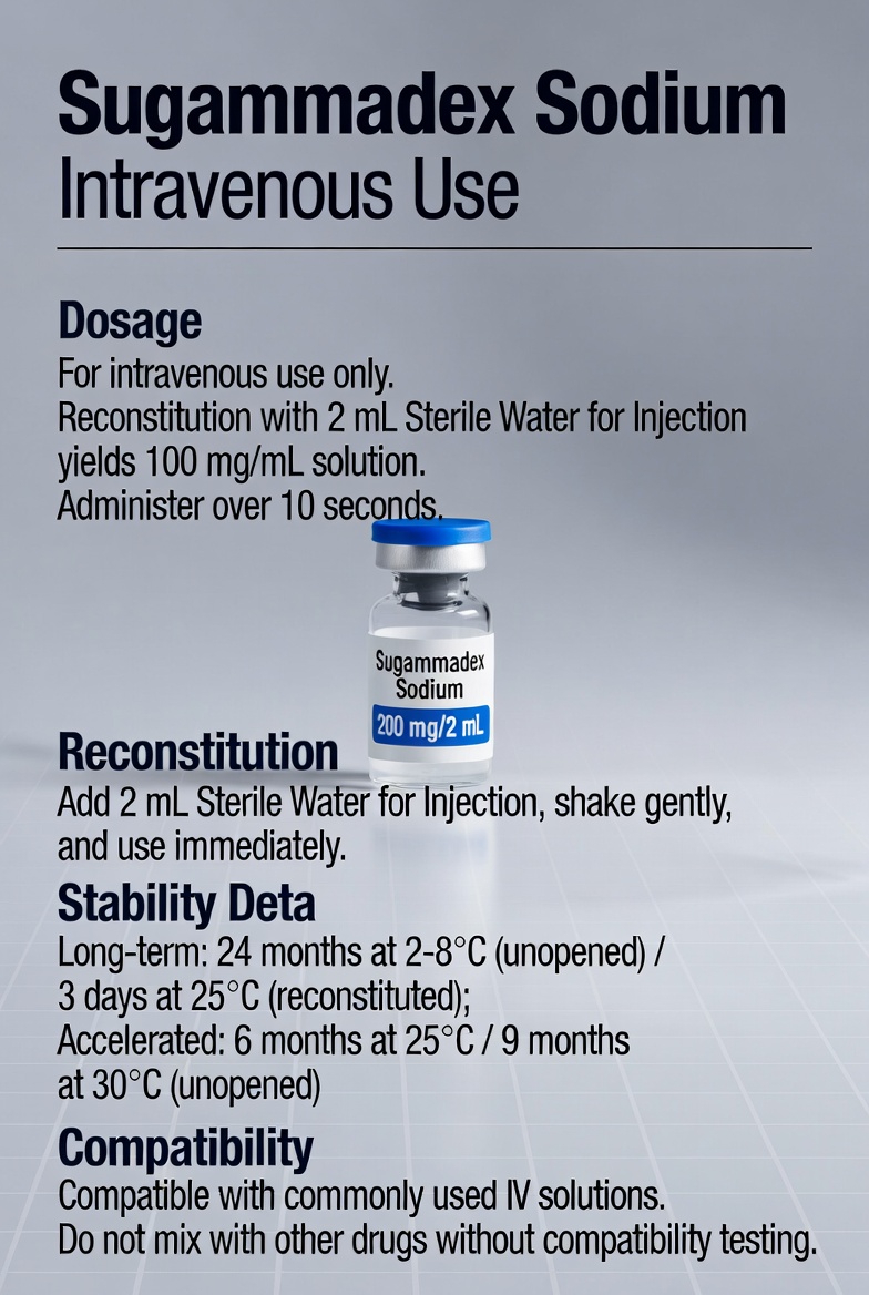 ctdpharma's tweet photo. GSG maintains complete technology, know-how, CTD, and comprehensive stability analyses for Sugammadex intravenous injection, set for submission to FDA, EMA, TGA, PMDA. Reference: https://t.co/UoAFYW2j4x 

Partner with @burrardpharma today. https://t.co/o6i0RBhZTx