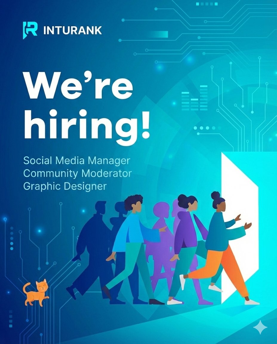 IntuRank's tweet image. The Reputation Layer is scaling.(Hiring)

​IntuRank is officially entering a new phase of high-velocity development. We are building the production-grade terminal for reputation intelligence, and we need the smartest, most active minds in the ecosystem to join the core team.…