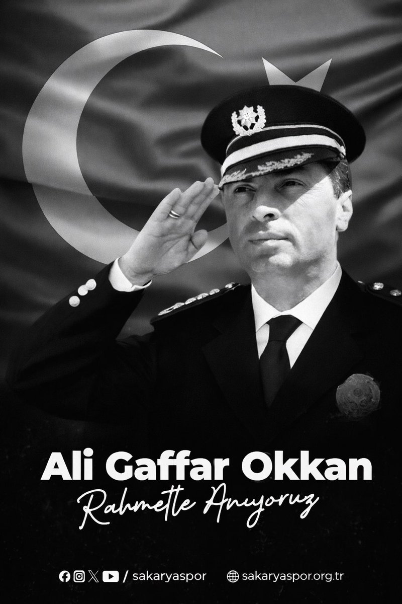 Hain saldırı sonucunda aramızdan ayrılan Şehit Emniyet Müdürü Ali Gaffar Okkan’ı saygı ve rahmetle anıyoruz.
