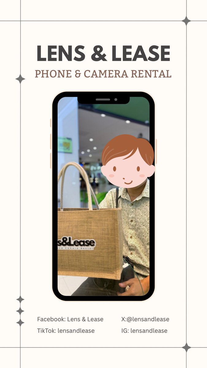 LensandLease's tweet image. 7-day trip to Tokyo 🇯🇵

Thank you Sir Bryan for renting our 𝐃𝐉𝐈 𝐎𝐬𝐦𝐨 𝐏𝐨𝐜𝐤𝐞𝐭 𝟑!  🫶🏻

📩 For inquiries and reservations, please send us a message.

Availability: tinyurl.com/4za7wuhy

#phonerental #phoneforrent #cameraforrent #CameraForRentPH #djiosmopocket3