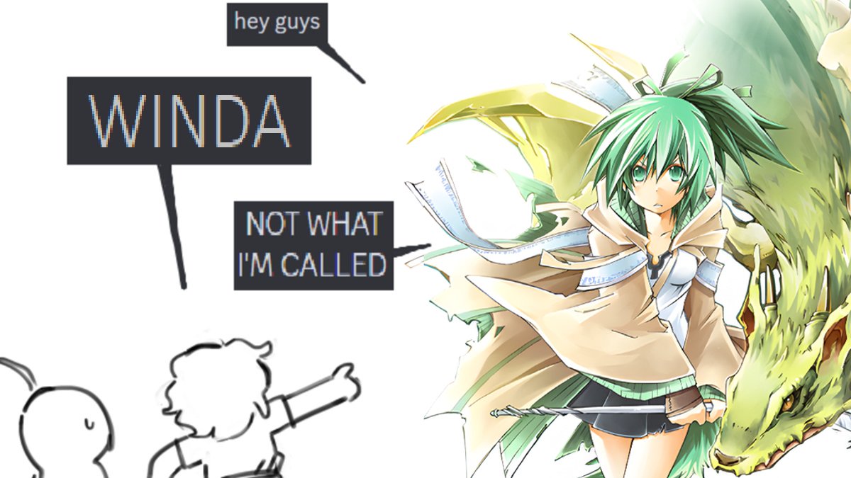 Based on what I'm seeing folks saying, if I can get just one thing out of the Charmer anime/support wave, I just want people to stop mistaking Wynn for Winda.