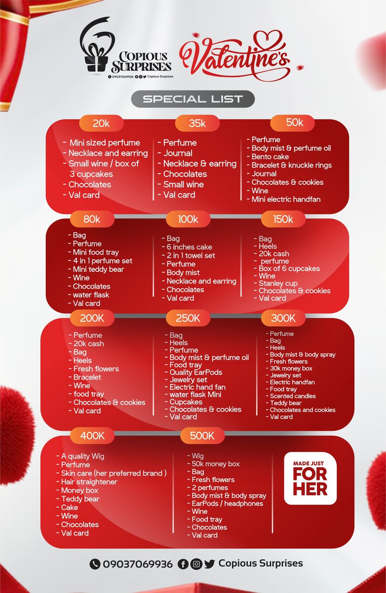 JulsonAwin's tweet image. Your Valentine deserves more than “Happy Valentine’s Day.”

If you love her /him don’t just text it — BOX it 🤭🤭🤭 
I’m here to help you with that
Valentine packages now available from Copious Surprises.