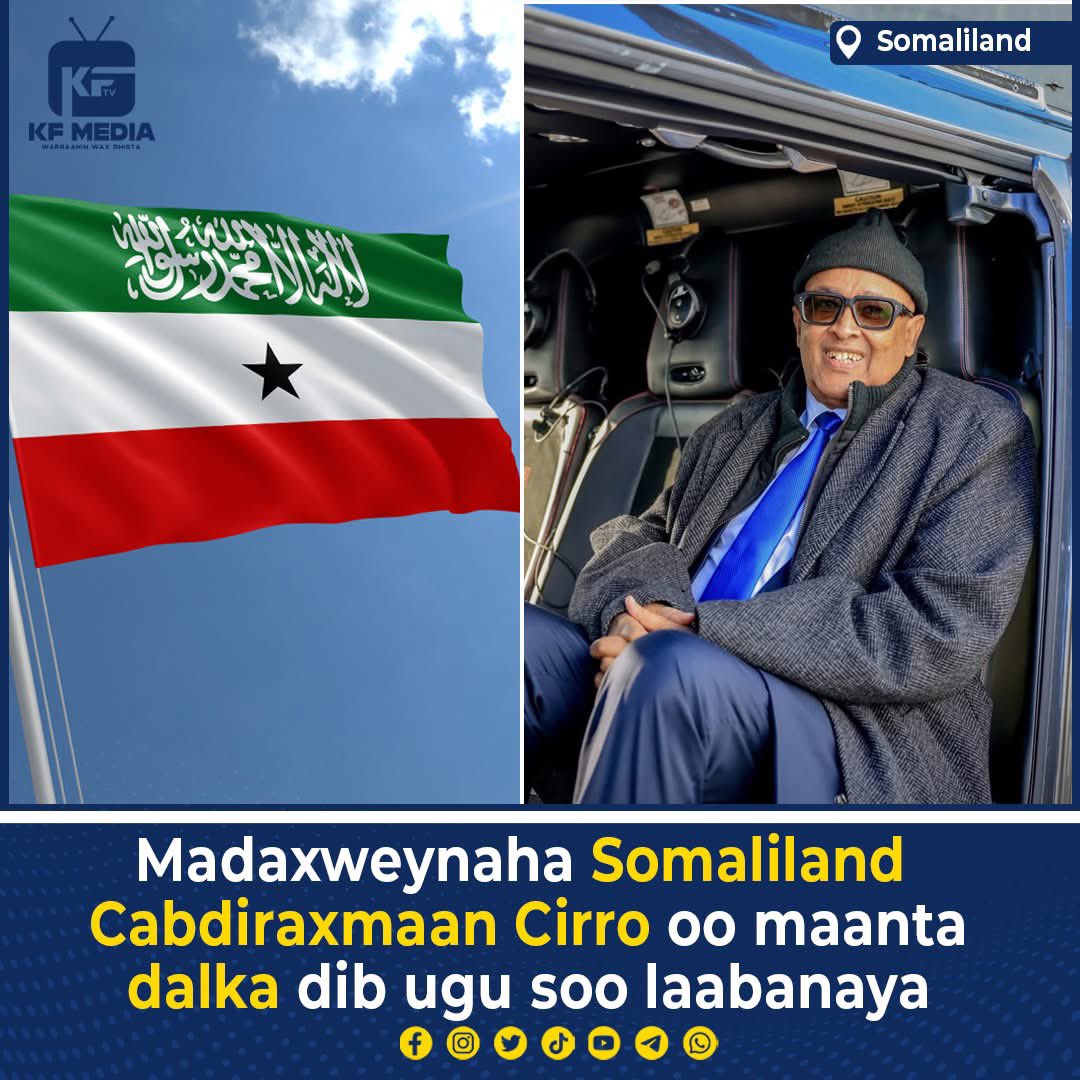SaidAden365's tweet photo. The President of the Republic of Somaliland @Abdirahmanirro is expected to return to Hargeisa following his successful participation in the World Economic Forum in Davos, Switzerland. https://t.co/dRfmhGBW2s