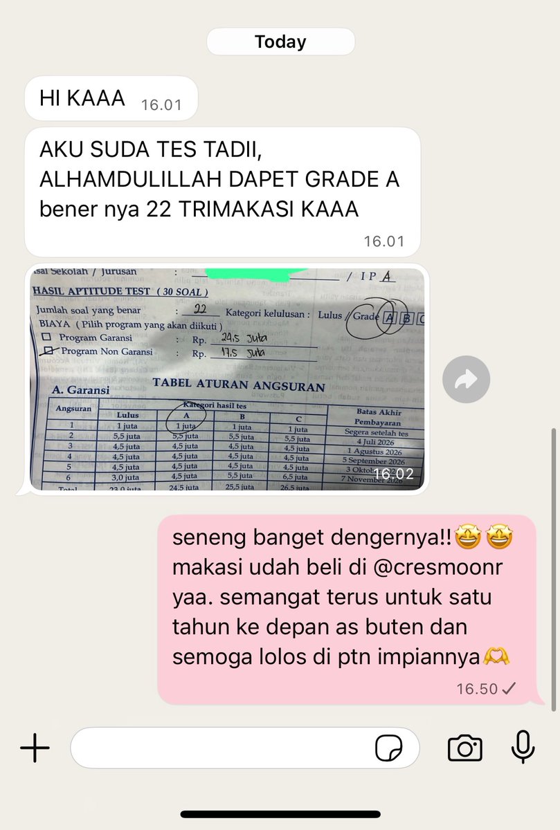 JUAL SOAL TES APTITUDE INTEN🌙 - 0812 8574 6578 tweet media