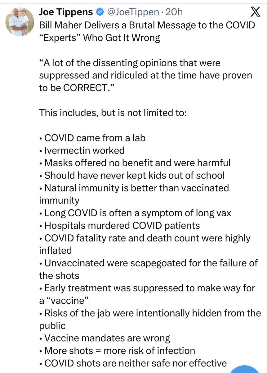 🚨COVID - THE TRUTH

Please share this with the people that called you an anti-vaxxer, granny killer etc

⬇️