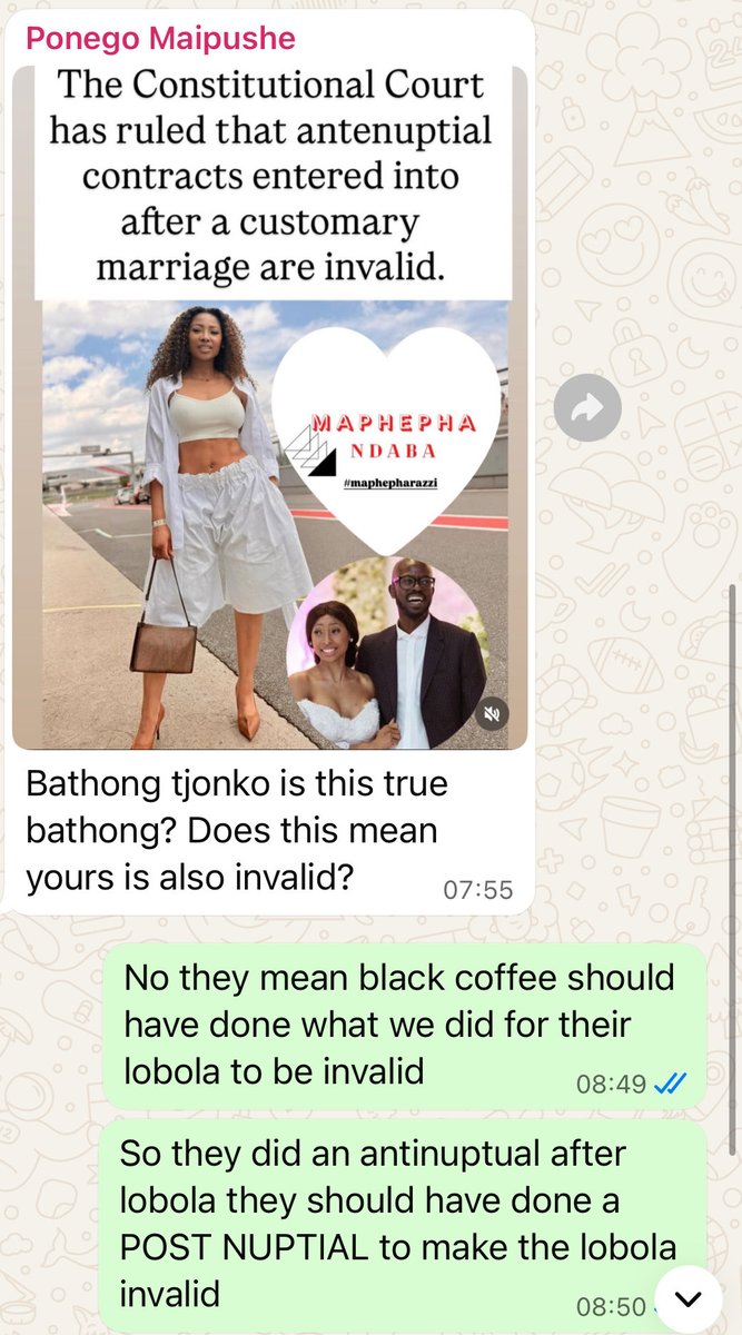 Ownnarrativepod's tweet photo. Chapter 9
“A year ago, I reopened a conversation my husband and I had avoided for years - our marriage contract. It wasn’t romantic, and it certainly wasn’t easy, but it was necessary. Five years after our first attempt, we finally saw it through….
#BLACKCOFFEE #enhlembali https://t.co/qKcyV8DF1q