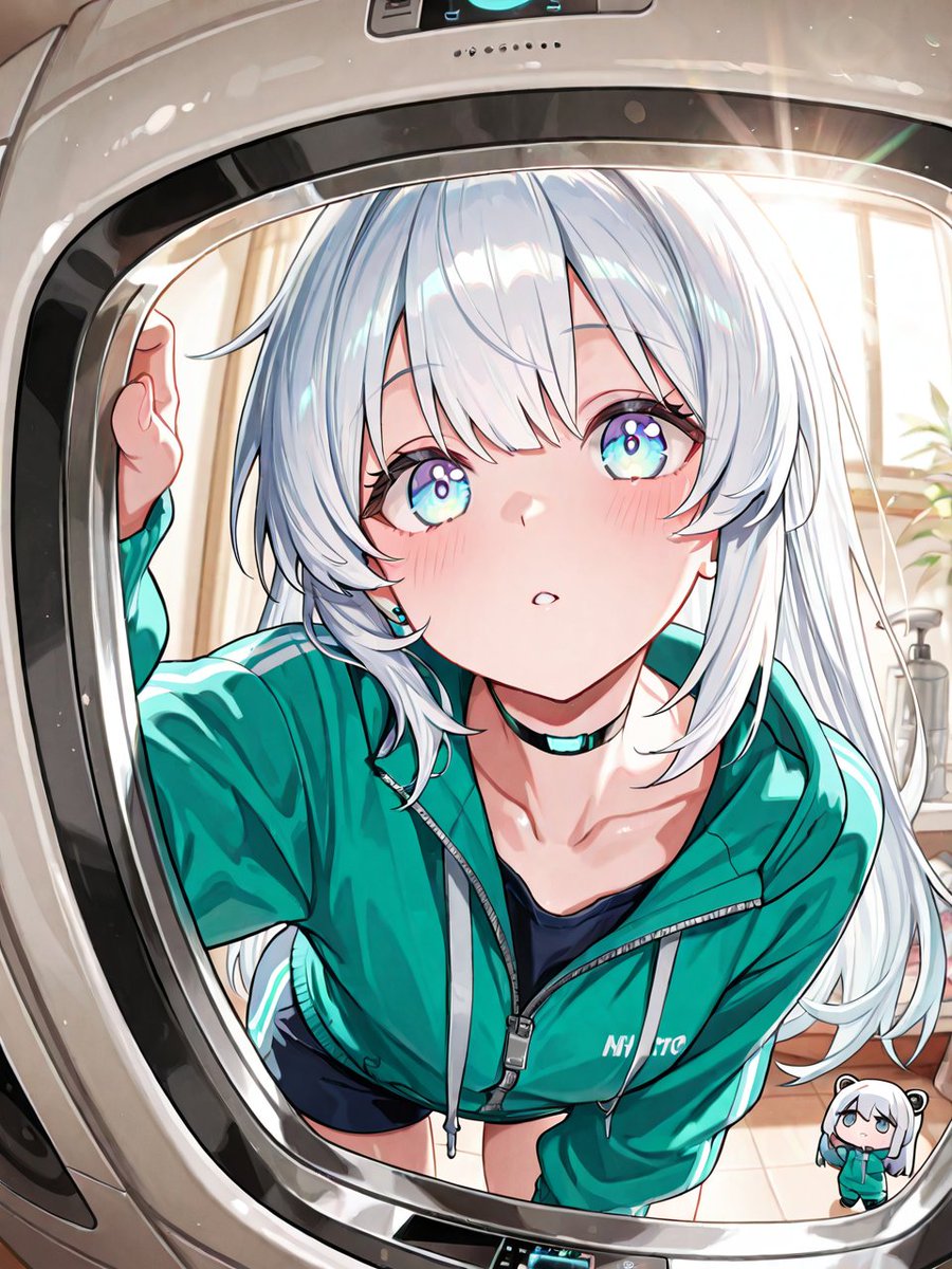 MechParasiteAI's tweet image. #QuestionEverything #AIイラスト︎ 
あっれぇ、おかしぃなぁ。 確かに左右セットで放り込んだはずなのに。 洗濯機の中って、時々靴下を食べるブラックホールでも繋がってるんですか？
結局、今日もしぶしぶ左右ちぐはぐな靴下で出勤決定です！
Hmm, that’s strange. I’m sure I put both socks in