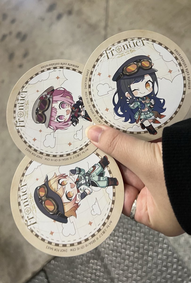 khs285's tweet photo. 交換】アニメイトカフェ　セカライ5th コースター

譲:杏、司、えむ

求:冬弥、愛莉、みのり

会場内にいます
(司は冬弥とのみ交換)
郵送可 https://t.co/QbWLGuywxN