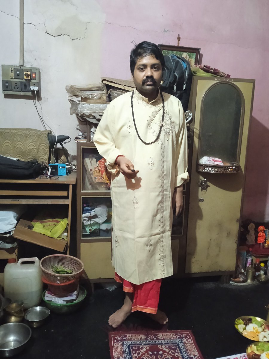 GuhaNarayan's tweet photo. My selfie #selfie #photo #saraswatipuja2026 https://t.co/8awpl0vhWu