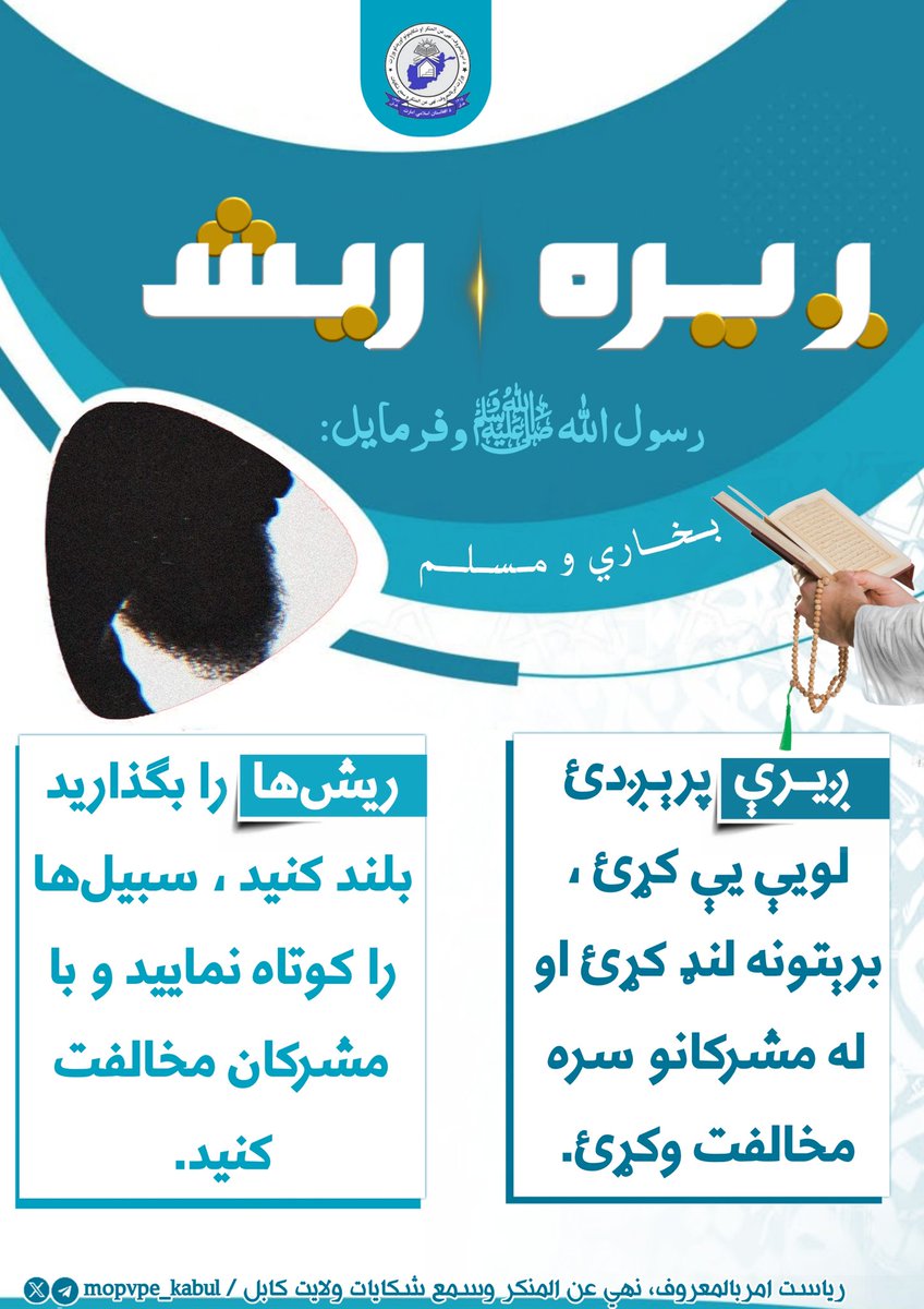 mopvpe_kabul's tweet photo. ږیره  /  ریش https://t.co/fyWC9BM6yd