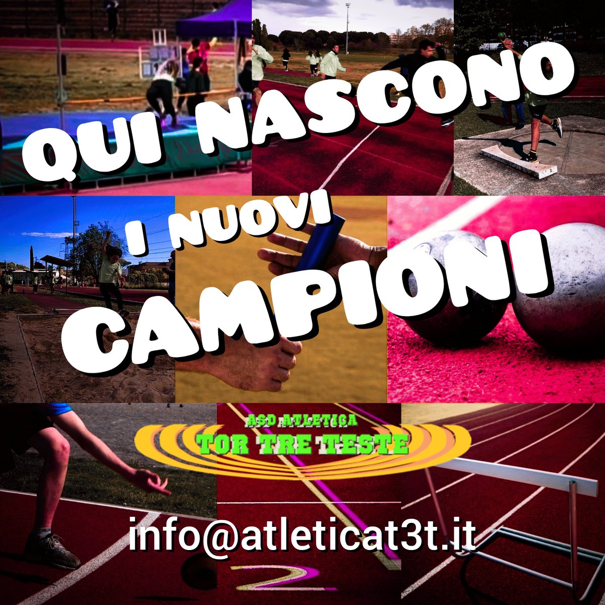 atleticat3t's tweet photo. La pista è la tua tela, e tu sei l’artista. Ogni passo, ogni salto, ogni lancio è un tratto che costruisce il capolavoro della tua storia sportiva. Lezione gratuita garantita. Preiscrizione attiva: https://t.co/ZfHCro07Cy 

#atleticatortreteste https://t.co/RLz3bX3RZ3