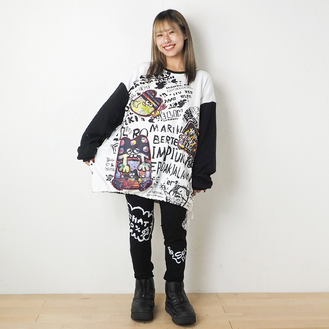 エルロデオ　Kiitos　パンツ　カラフル　派手　デコラ パッチワーク　未使用 エルロデオ Kiitos パンツ カラフル 派手 デコラ パッチワーク 未使用