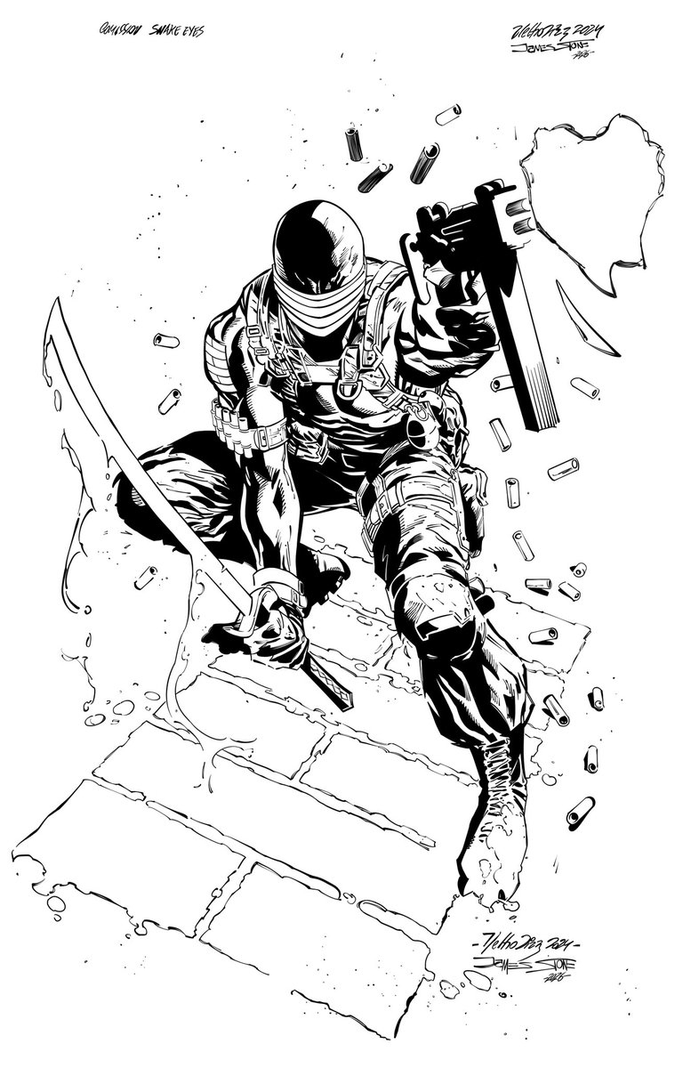 JamesLeeStone's tweet photo. A fun bit of #ink #practice @nethodiazz  #SnakeEyes @GIJoeOfficial  #GIJoe @Procreate #DigitalInks #WithApologies  #fun https://t.co/LGAdLn9Vzx