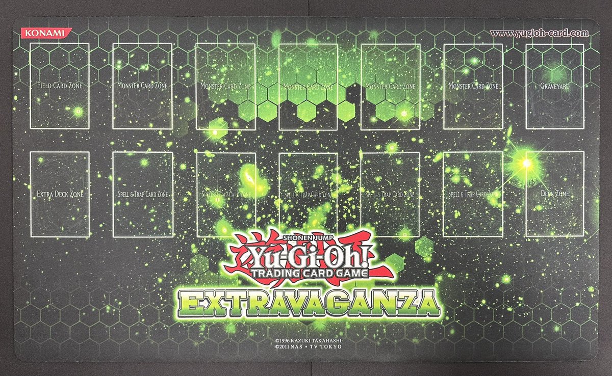 遊戯王 プレイマット】 EXTRAVAGANZA【緑】 ￥50,000- 入荷しました