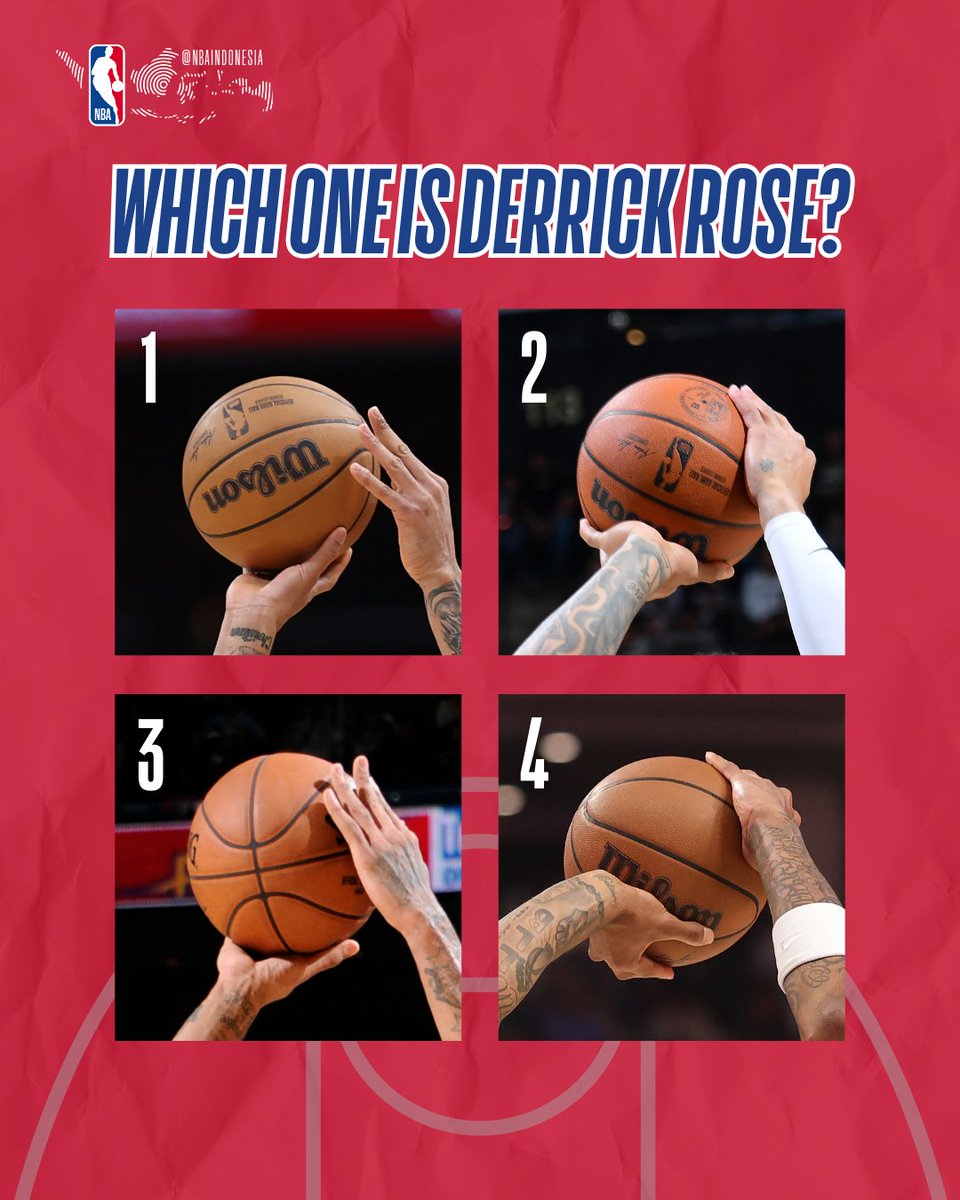 NBA_Indonesia's tweet image. Calling all #NBAFans!🚨

Buktiin seberapa besar pengetahuan kalian dengan menebak yang mana sih tangan milik D-Rose?👀🫣

#NBAOffCourt