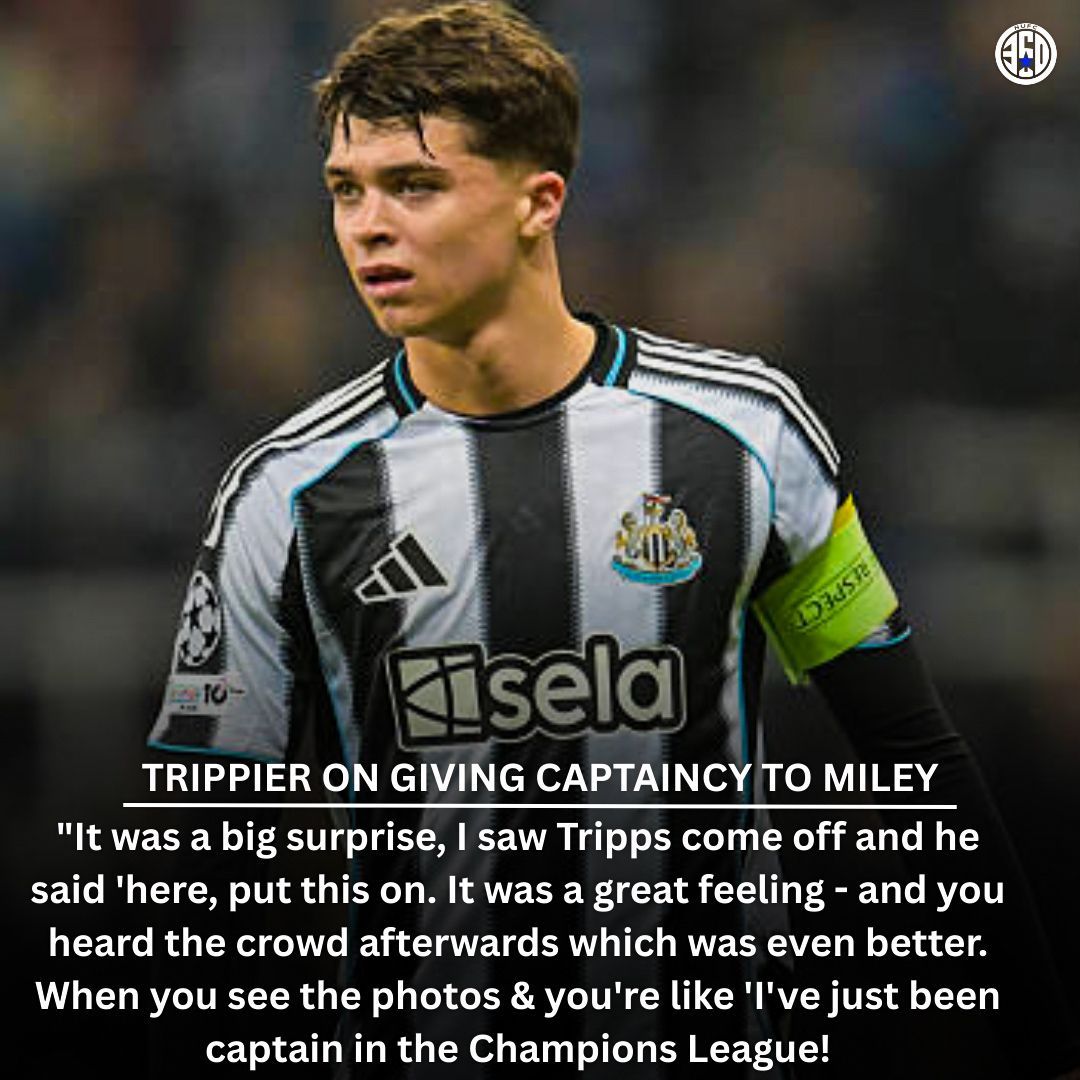 NUFC360's tweet image. 🗣️ Kieran Trippier &amp;amp; Lewis Miley spoke about the decision to give Miley the captaincy towards the end of the PSV win.

#NUFC #UCL
