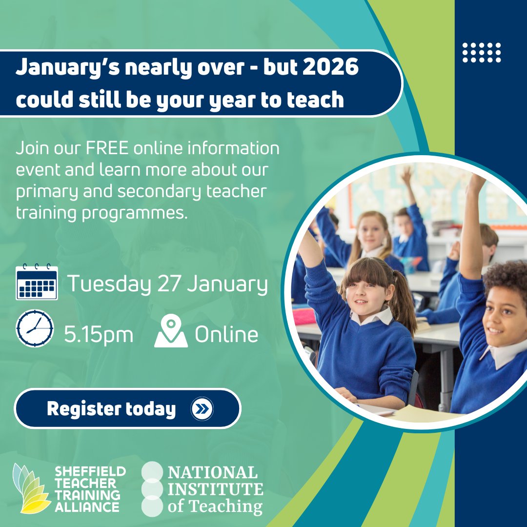 Sheffield Teacher Training Alliance (STTA) tweet media