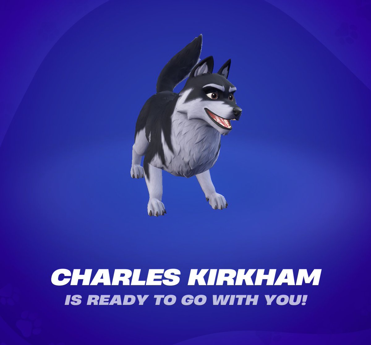 I got the big C.K. moving with me in-game