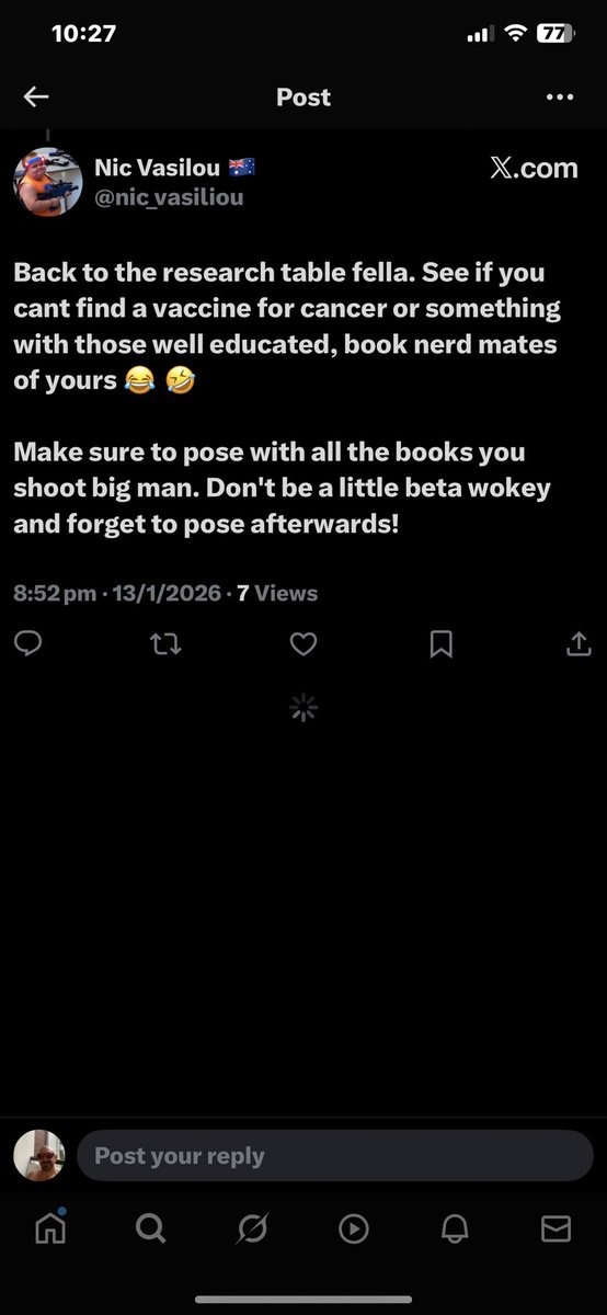 bj2079's tweet photo. @GoatRraarrgghh @nic_vasiliou @nametaken03 @liamRockstat @Razor1640 @GreyhamJohnson @HarryJenso @SlavDeGreat @mattgurchenko @PredatorHunta1 @Predatorhunta2 @PredatorHunta4 @MrInbetween54 @AlphaMaleG0at @SpikyCarnt @MareeSolaris @TooBadMate @KAOS8688 @KAOS6_6_6 @S33KINGSerenity @stefan_adrian15 Poor old Marco went straight cooker over people killing a feral species then deleted all his tweets and ran away
He is so brave lol https://t.co/LtUNyTRyou