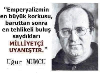 Bazıları ölmez
bir ışık bırakırlar o ışıkla yaşarlar.. 
TÜRK Milliyetçilerinin uyanışı her türlü 
İhanete
İşbirliğine karşı 
Devam edecek....
Ruhun ŞAD Olsun 
#UgurMumcu