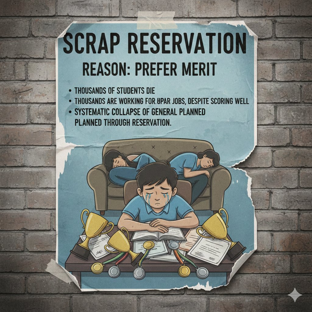 nationalgabru's tweet photo. @JaipurDialogues #ScrapReservation
#ShameOnUGC
👉🏻There is literally no point in UGC guidelines roll back.
👉🏻We people of India don't know how to understand the root cause.
👉🏻B.R. Ambedkar modified B.N.Rao constitution to never let Castism end.
👉🏻remove reservation, remove discrimination at once https://t.co/n6xWfxhbsq