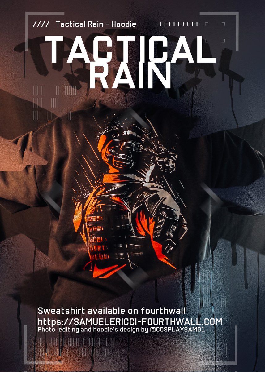 Tactical Rain - Hoodie
Available on my Fourthwall Shop:
samuelericci-shop.fourthwall.com/en-eur