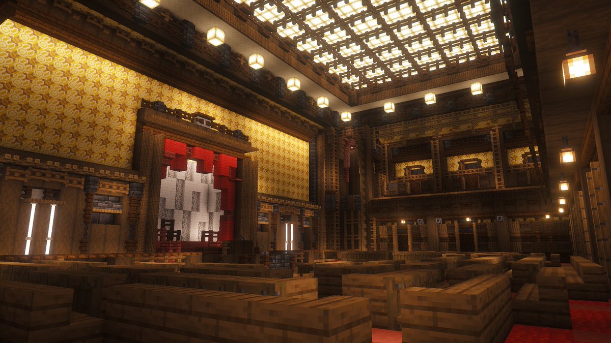 n1tte1's tweet photo. 国会議事堂本会議場
#Minecraft 
#Minecraftbuilds 
#minecraft建築コミュ https://t.co/a9o6srwQmw
