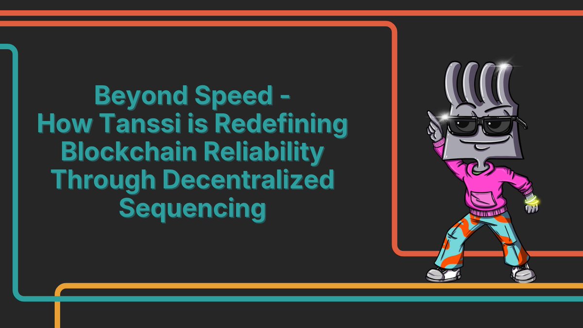 marcodoyy's tweet image. Beyond Speed. How Tanssi is Redefining Blockchain Reliability Through Decentralized Sequencing

@TanssiNetwork manages a global pool of community run sequencers that are rotated automatically for each appchain.