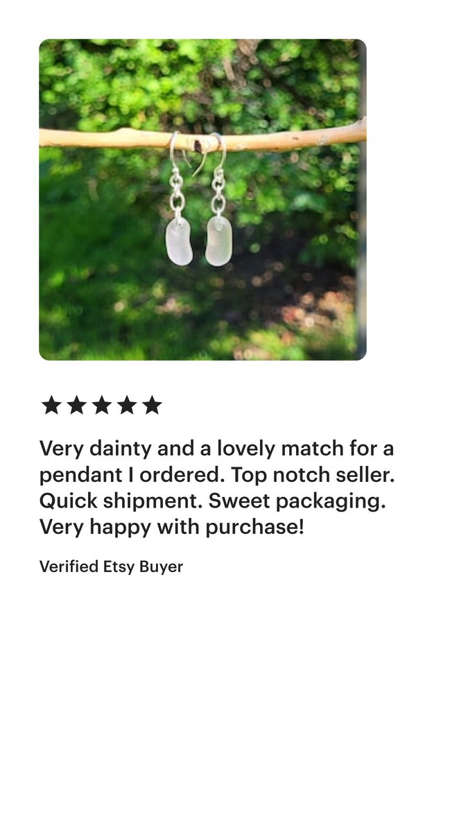 saltedbayonet's tweet image. Thanks for the wonderful review, JH! Find more genuine #seaglass &amp;amp; sterling silver jewelry: saltylassseaglass.etsy.com. #seaglassjewelry #genuineseaglass #neodymium #seaglassearrings #purpleseaglass #seaglassearrings #neodymiumseaglass #seaglassjewellery #SaltyLassSeaGlass