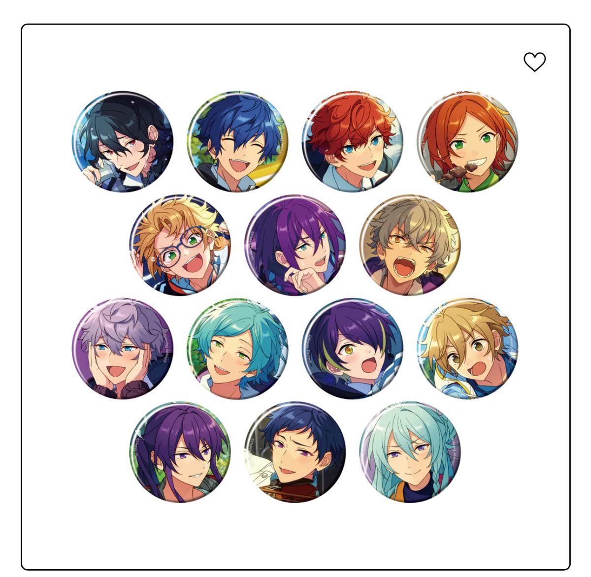 交換】 あんスタ コレクション缶バッジ 2026 Jan idol casual 【求