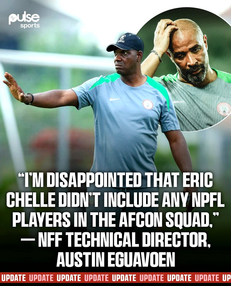 IbkSports's tweet image. I agree with Austin Eguavoen. NPFL players should be included. 🤔