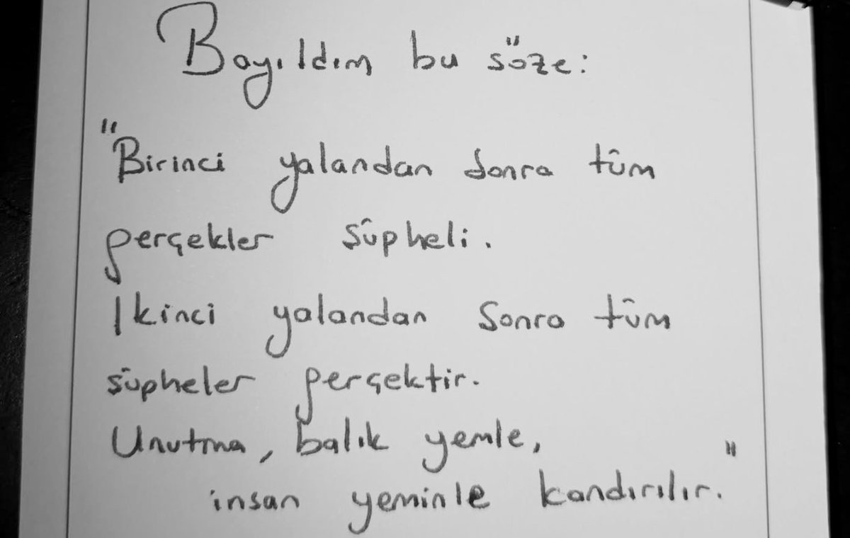Yer mi Anadolu çocuğu diyenlere …
#Günaydın