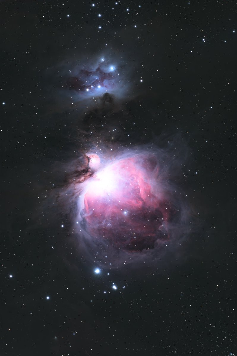 Ｍ42オリオン大星雲をフィルム時代を思い出して処理してみました。こんな感じだったかな…？
FF130APO直焦点　ASI2400MCP GAIN0
60秒20枚