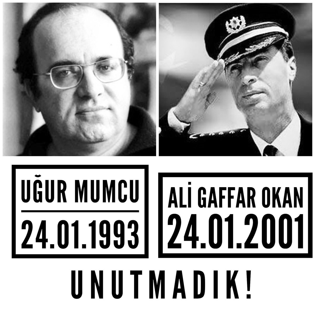 #UğurMumcu #AliGaffarOkkan 
Saygıyla anıyorum