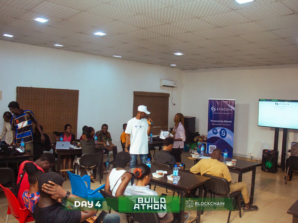 Syscoin_Africa's tweet image. Something interesting is happening quietly across Africa.
Large groups of young developers are choosing to prepare early, learning how to design systems that can support real users, real value, and real activity.

Before products go live and before attention arrives, the…