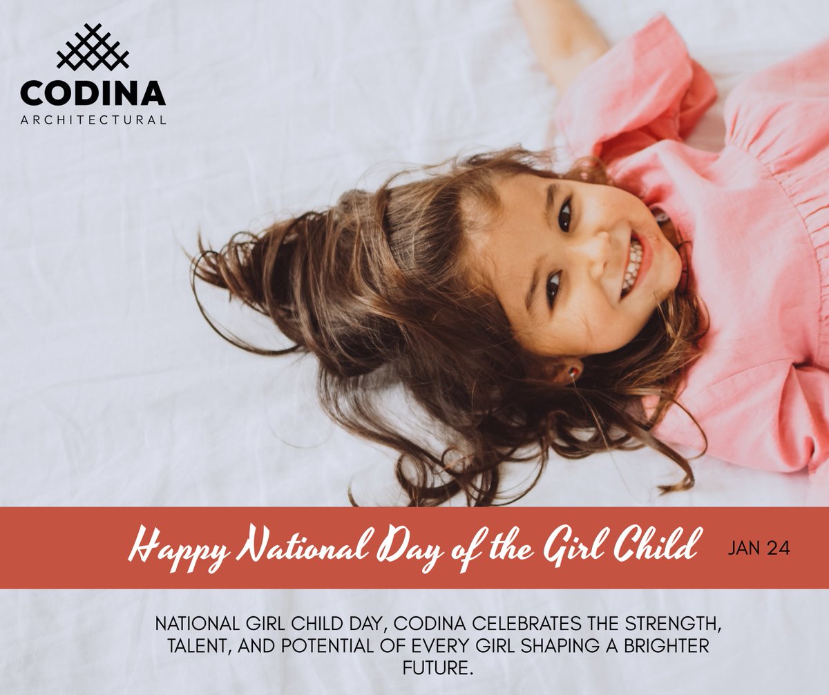 On National Girl Child Day, Codina celebrates the strength, potential, and dreams of every girl shaping a brighter future.

codinametal.in
Contact 044 2792 2378 / 2792 128

#NationalGirlChildDay #NationalGirlChildDay2026 #metal #meshes #metalmesh #conveyorsmanufacturer
