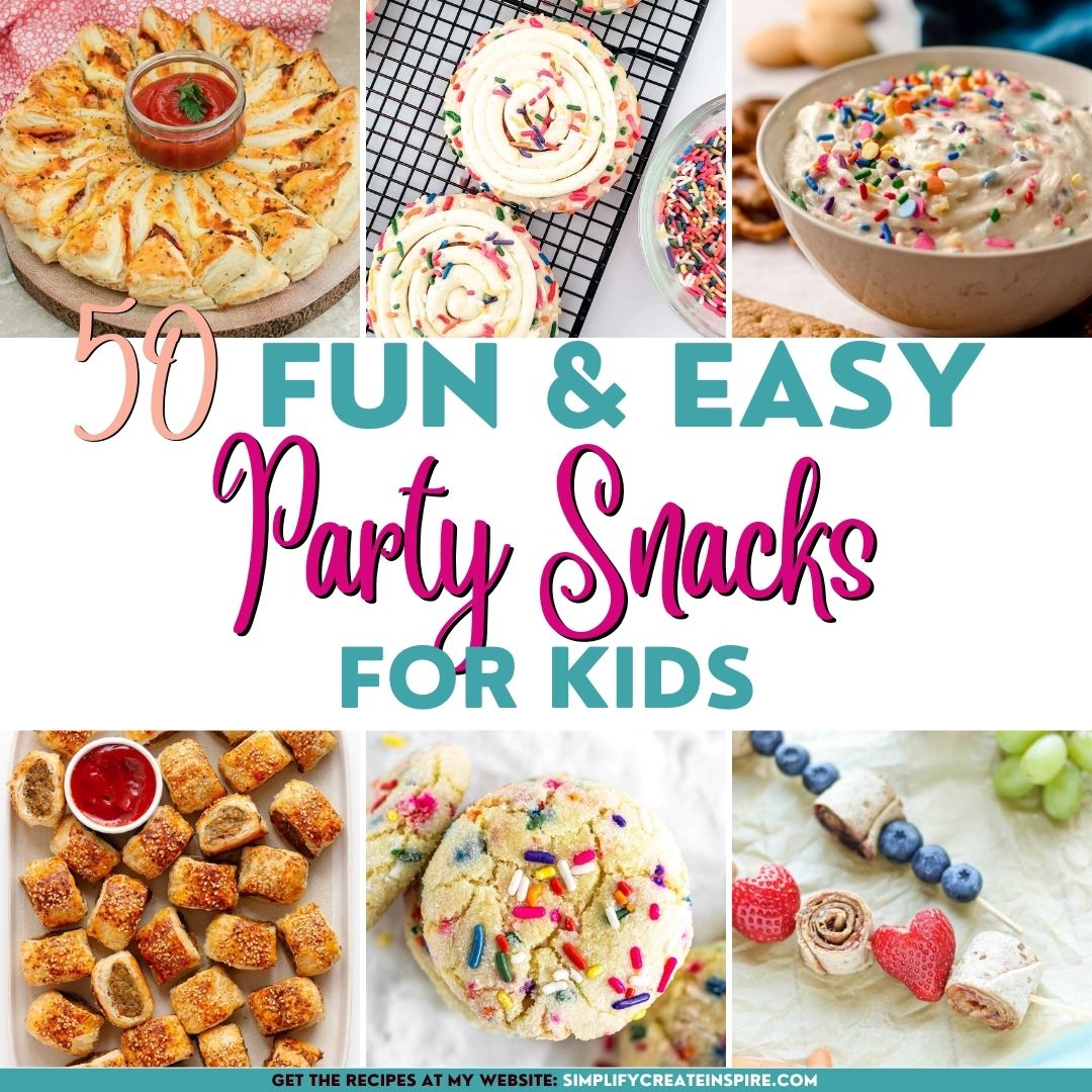 SimplifyCreate's tweet image. Kids will love these party snack foods: simplifycreateinspire.com/party-snacks-f…