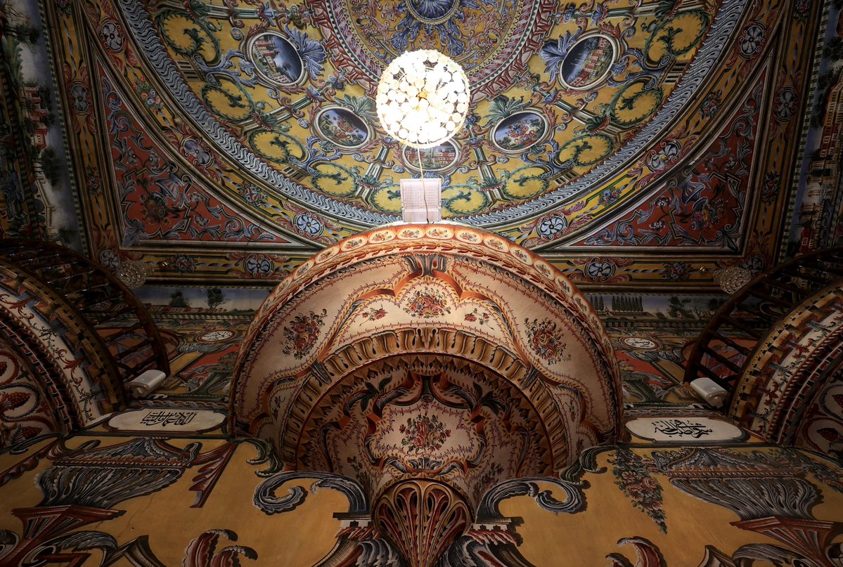 heartefact's tweet image. painted mosque of north macedonia: elegant ottoman heritage 

alaca mosque, 15th century.