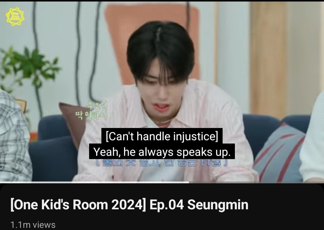 biltuear's tweet image. Does anyone remeber when lee know said this on seungmo's one kid room. He always stands against stuff like this.